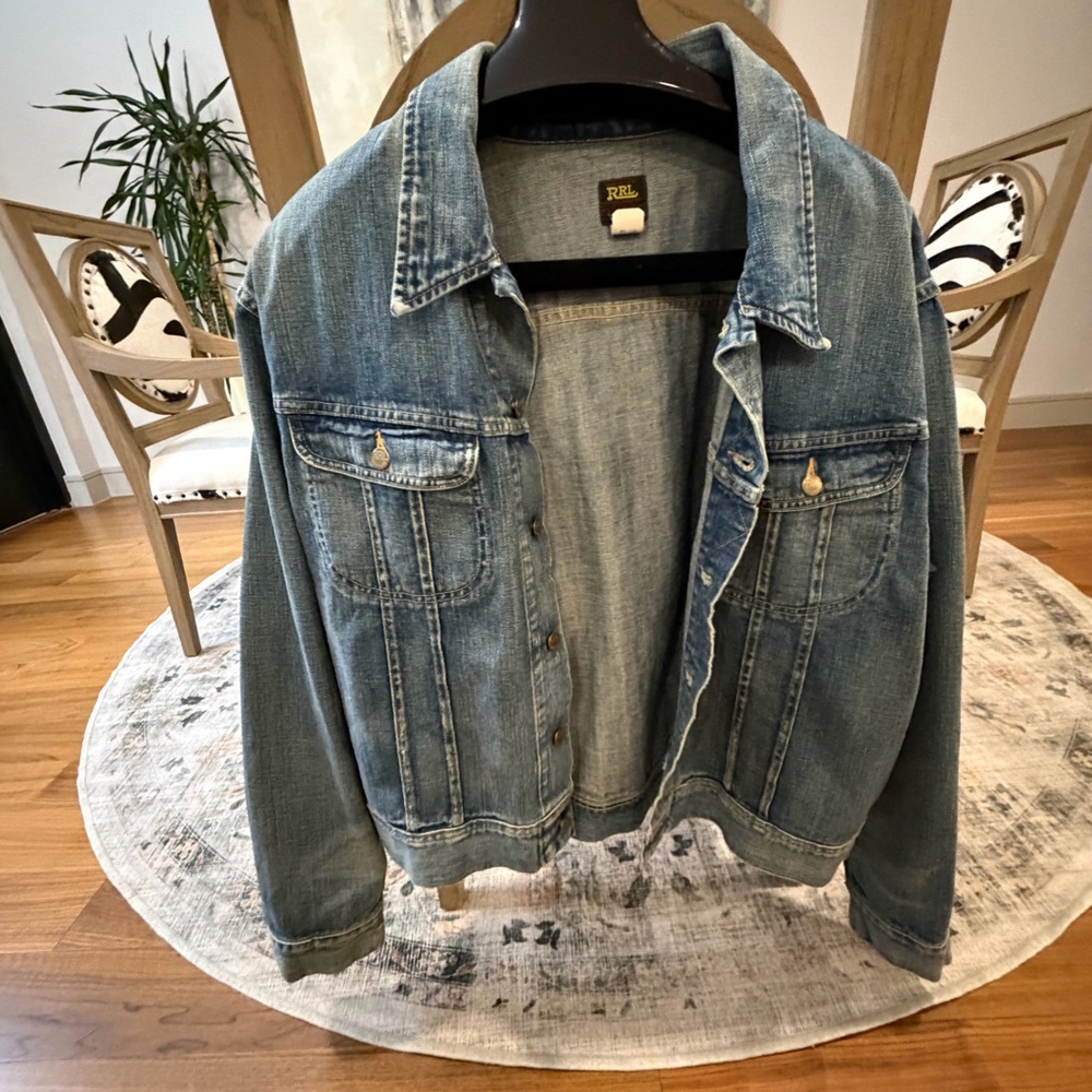 Ralph Lauren Men's Denim Jacket size XXL TTG - Picture 3 of 14
